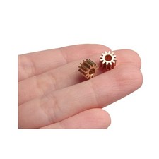 2Pcs 0.5M12T 3mm Bore Hole 12 Tooth Width 5mm Module 0.5 Motor Metal Spur Gear picture