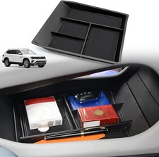 Center Console Organizer Storage Compatible With VW Atlas 2024 Lower Insert Tray picture