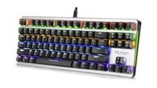 Hcman Mechanical Keyboard Blue Switches,21 LED Backlit Modes Gaming Keyboard,... picture