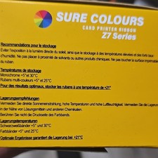 Sure Colours YMCKO Card Printer Ribbon for Zebra ZXP7 Z7 Series MPN 800077-742 picture