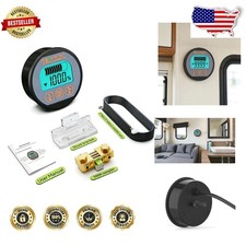 Accurate Shunt Battery Monitor: 500A, 8-120V, Backlit LCD, LiFePO4, RV Camper picture
