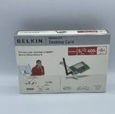 Belkin Wireless G Desktop Card 2005 BRAND NEW picture