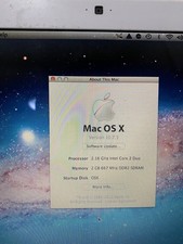 Vintage 13-inch mid 2007 White Apple MacBook Intel Core 2 Duo 2.1 GHz power cord picture