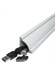 Corner Cable Hider, 125.6in Cable Concealer, Paintable Cord Cover for Wall picture