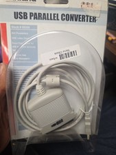 New Inland Pro USB Parallel Converter Cable 08305 USB-A to 36 Pin Male Centronic picture