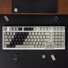 GMK Copy icon Vintage Bagua Black White Keycap Cherry Profile ABS 121pcs/set picture