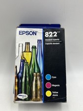 Genuine Epson 822 CMY Color Ink Cartridge OEM Sealed Exp 05/2029 Sealed picture