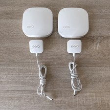 2-pack Eero Pro (2nd-gen) Wi-Fi 5 AC Mesh Routers, home internet repeater nodes picture