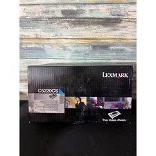 Lexmark Toner Cartridge C5220CS Cyan New Cyan Return Program C522 C524 C530 C532 picture