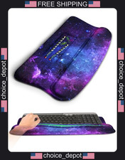 Ergonomic Wave Wrist Rest with Storage for Keyboard Support picture