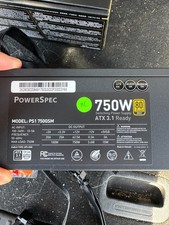 Powerspec 750w power supply 80 plus gold picture