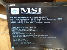 MSI K9N Neo Motherboard AM2 With Athlon II 3800+ With Backplate MS-7260 picture
