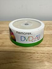 New Sealed Memorex DVD-RW 25-Pack Spindle  4X 4.7GB 120min Rewritable Discs  picture