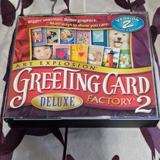 NOVA Development Greeting Card Factory Deluxe 2 CD GGW-CD01-SUB Crafts Windows picture