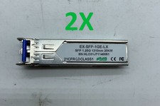 LOT OF 2 EX-SFP-1GE-LX Transceiver Modules w/  picture
