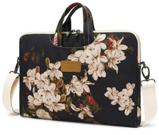 DACHEE Black Peony Patten Waterproof Shoulder 15 inch/15.6 inch, picture
