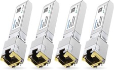 4-Pack SFP+ to RJ45 10GbE Copper Transceiver Module for Cisco Ubiquiti Netgear picture