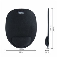 10 Pack - Wrist Rest Support Mousepad Mice Mat for PC Laptop Computer - Black picture