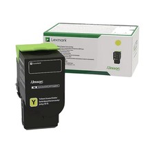 Lexmark 74C10Y0 Yellow Toner Cartridge 3K Yield Return Program Genuine picture