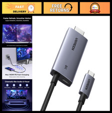 USB C to HDMI Cable 8K@60Hz, 140W PD Fast Charging, 6.6FT - High-Speed Adapter picture