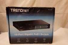 TRENDnet TPE-TG182 18-Port Gigabit Power PoE+ Switch ~ TPE-TG182/A ~ NOS picture