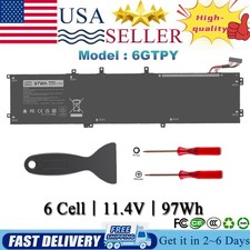 LOT 97Wh 6GTPY Battery For Dell XPS 15 9560 9570 7590 Precision 5510 5520 5530 picture