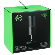 Razer Seiren X Black USB Streaming Microphone built-in Shock Mount picture
