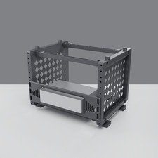 10 Inch Rack Mount 1.5U for GMKtec NucBox G9 Mini PC 4 Bay NVMe NAS Black PETG picture