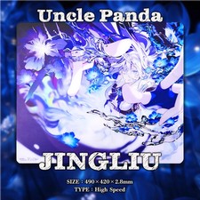 Uncle Panda x Dysphoria JINGLIU Glass Mouse Pad 490x420mm High Speed New picture