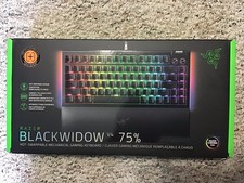 New Razer Blackwidow V4 75% Hot-Swappable Keyboard Tactile Switches - SEALED picture