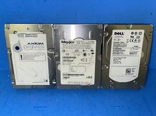 LOT OF 3 -  300 GB HDD ASSORTED BRANDS/MODELS 3.5