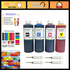 Universal Bulk Ink Refill Kit - 4x250ml Premium Dye Ink for All Inkjet Printers picture