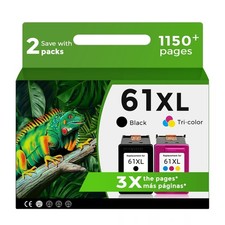 61XL Ink Cartridge Compatible for HP Ink 61 XL Black Color Combo 5530 4500 picture