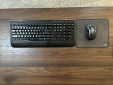 Logitech Wireless USB K520 Keyboard And M310 Mouse, Mousepad. picture