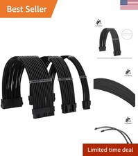 Sleek 18AWG PSU Cable Extension Kit with Combs for ATX, EPS & PCI-E Connections picture