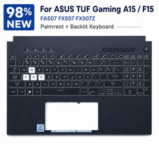 Used Palmrest Backlit Keyboard for ASUS TUF Gaming A15 F15 FX507 FA507 FX507Z picture