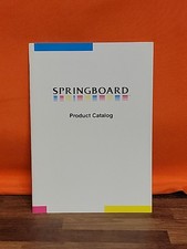 Vintage Springboard Educational Computer Software Product Catalog Brochure picture