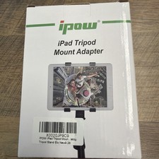 Ipow iPad Tripod Mount Adapter Universal Tablet Clamp Holder picture