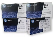 HP 05A Toner Cartridge CE505A Empty Set of 4 for LaserJet P2035 P2055 picture