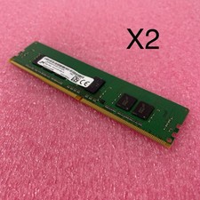 Micron 4GB DDR4 PC4-2133P Server Ram MTA9ASF51272PZ-2G1A2HK - Lot of 2 picture