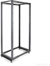 StarTech 42U 4-Post Server Rack 19in Open Frame Rack with 40in (101cm) Mounting picture