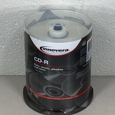 Innovera DVD+R Discs 52x 80 Min /700 MB 100 Pack IVR-77990 New Sealed  picture