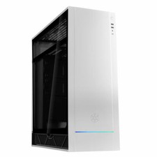 Silverstone SST-ALF1S-G (Silver) ALTA F1 Aluminum Shell/Tempered Glass ATX Tower picture