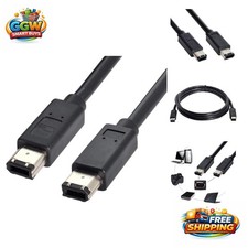 Plug-and-Play FireWire 400 6 Pin Cable - 1.8m for Easy PC Device Connectivity picture