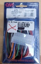 QVS ATX 20 Pin Motherboard Extension Cable Male/Female (7.5 inch, NOS) picture