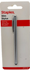 Staples Universal Slim Stylus Silver 51140-US Capacitive Touchscreen Rubber Tip picture