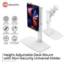 CTA Digital ~Height Adjustable Desk Mount With Non Security Universal Holder picture