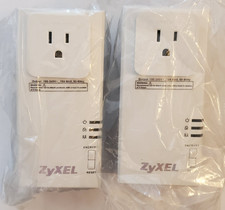 ZyXEL: Powerline Adapters (200 Mbps/PLA-407) Pass-Thru Ethernet Adapters, Open picture