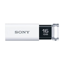 Sony USB 3.1 Memory Stick, 16GB, White, Capless, USM16GUW [Official Japanese Pro picture