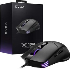 EVGA X12 Wired Optical Gaming Mouse - Black picture